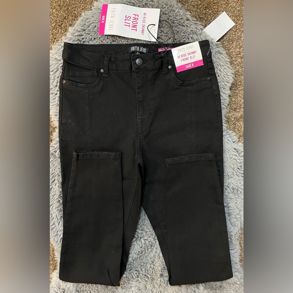 Black High Rise Skinny Women's Pants
